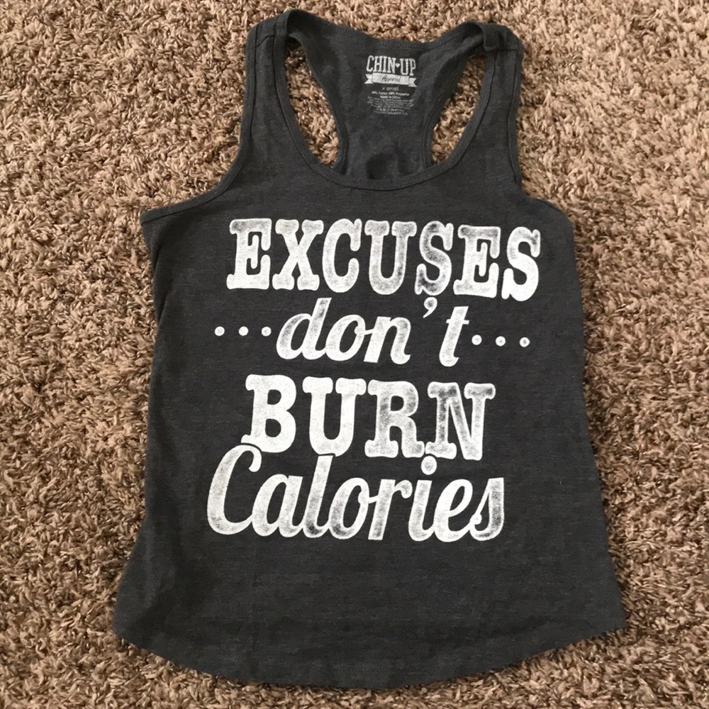 Razor back exercise top